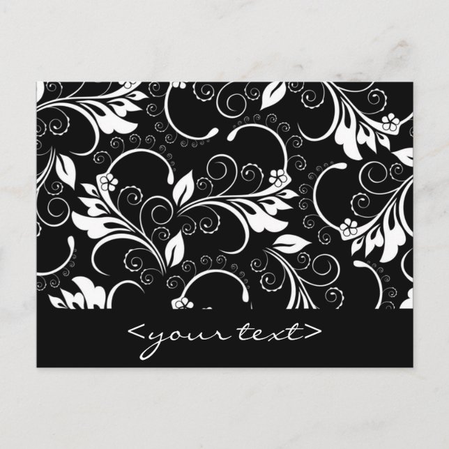 Cartão Postal flores de safra (Frente)