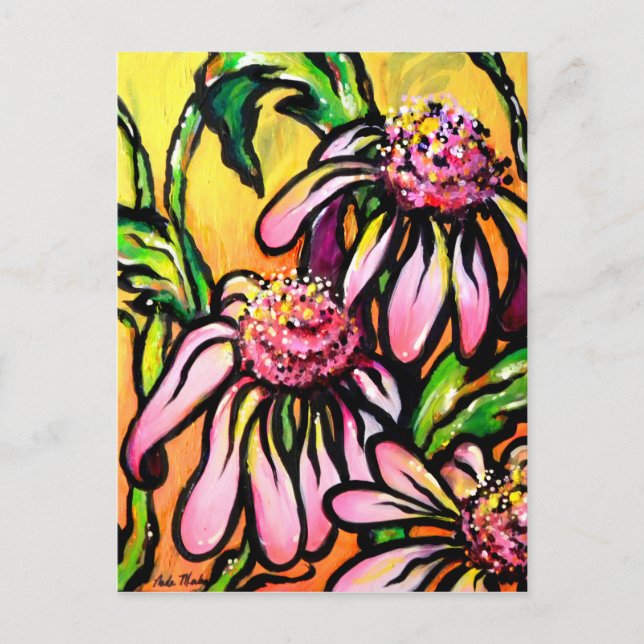 Cartão Postal Flores do milho (Frente)