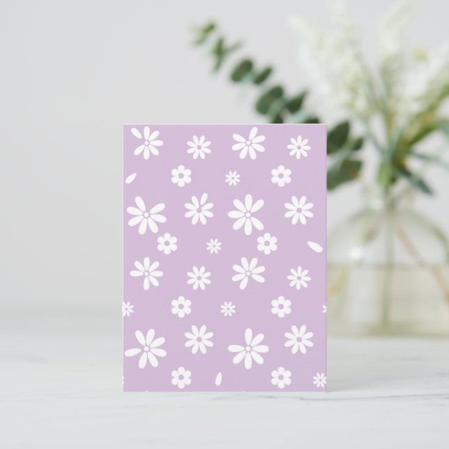 Cartão Postal Flores e Petais 9 (Em pé/Frente)