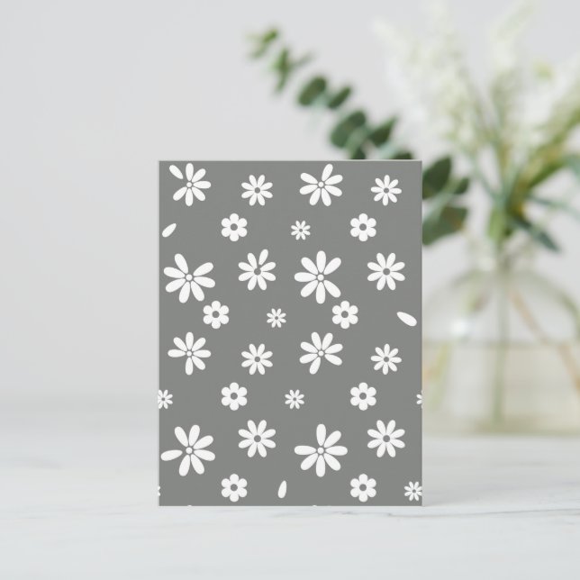 Cartão Postal Flores e Pétalas 2 (Em pé/Frente)