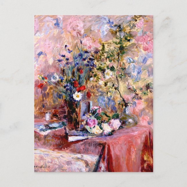 Cartão Postal Flores, Édouard Vuillard   (Frente)