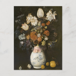 Cartão Postal Flores em um Vase por Judith Leyster Postcard