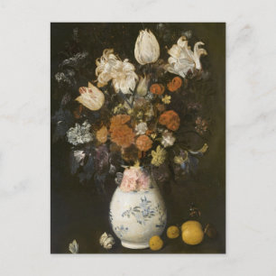 Cartão Postal Flores em um Vase por Judith Leyster Postcard
