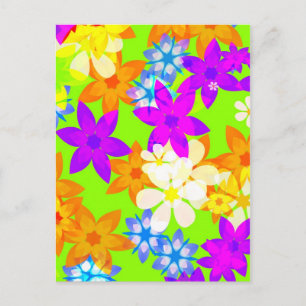 Cartão Postal Flores fabulosas