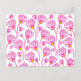 Cartão Postal Flores Flor de Rosa