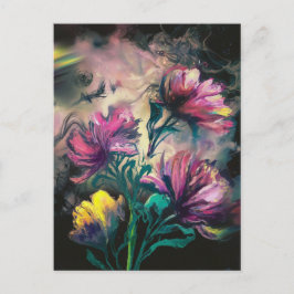 Cartão Postal Flores floridas