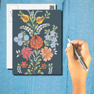 Cartão Postal Flores húngaras