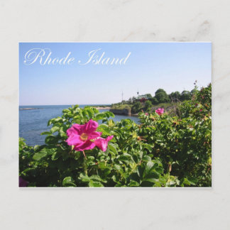Cartão Postal Flores na Ilha Rhode