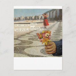 Cartão Postal Flores para si -