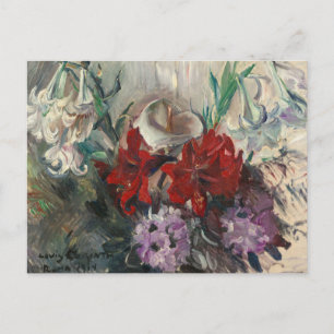 Cartão Postal Flores Romanescas   Lovis Corinth