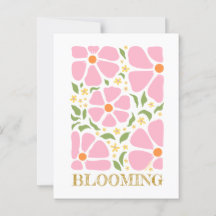 Flores Rosa Reprodutivas de abstrato