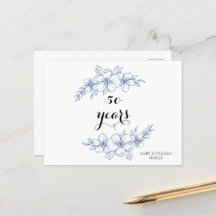 Flores roxas de lavanda 50º aniversário de casamen