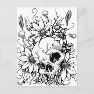 Cartão Postal Flores selvagens