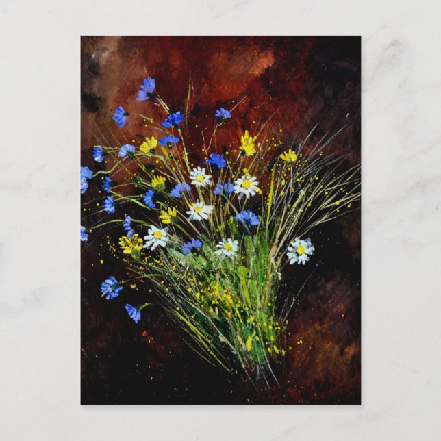 Cartão Postal flores silvestres 1160 (Frente)