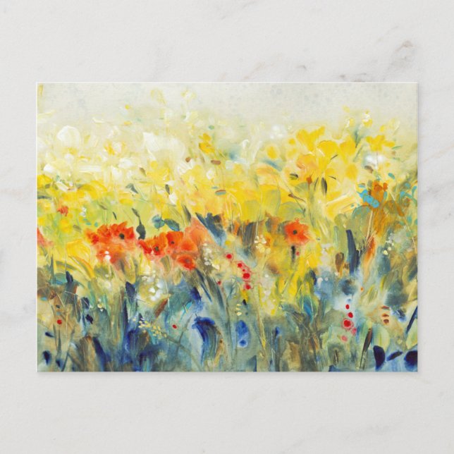 Cartão Postal Flores Sway II (Frente)