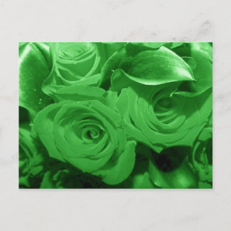 Cartão Postal Flores Verdes