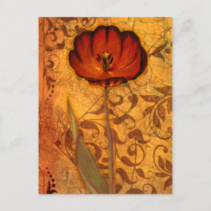 Cartão Postal Flores Vermelhas I