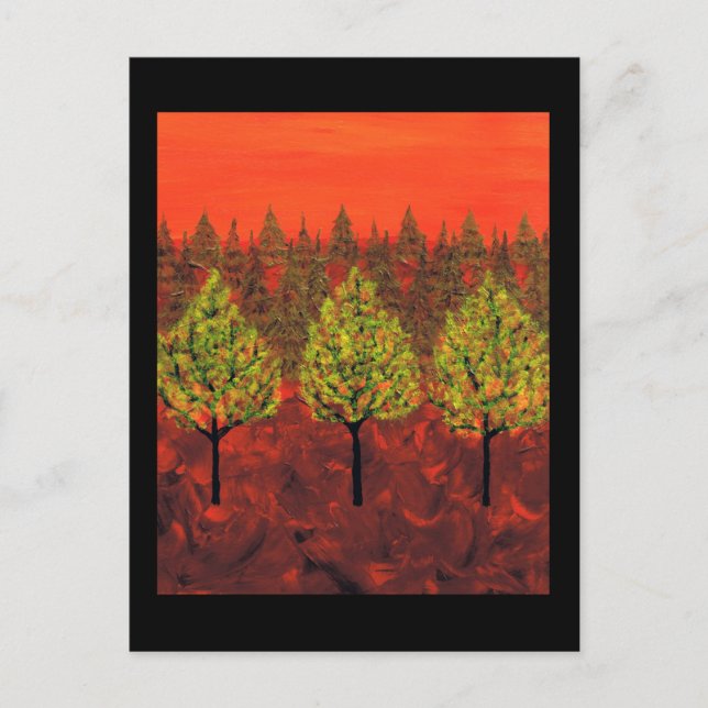 Cartão Postal floresta (Frente)