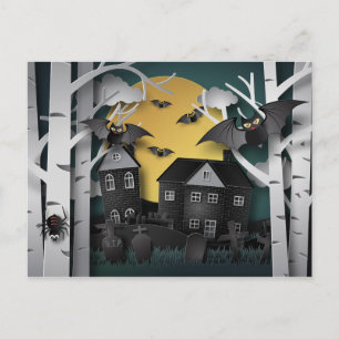 Cartão Postal Floresta Cypress, Cemitério e Morcegos