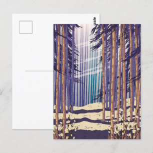 Cartão Postal Floresta de Bambu
