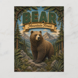 Cartão Postal Floresta de Bear Mountain POPCUT