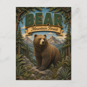 Cartão Postal Floresta de Bear Mountain POPCUT