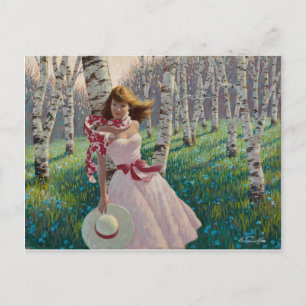 Cartão Postal Floresta de Birch