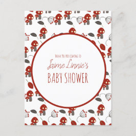 Cartão Postal Floresta de Chá de fraldas de Cogumelo Bonito Obri