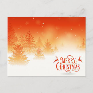 Cartão Postal Floresta de Neve