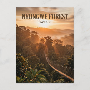 Cartão Postal Floresta de Nyungwe, Rusizi, Província do Oeste