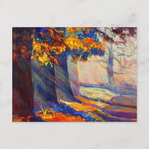 Cartão Postal Floresta do outono