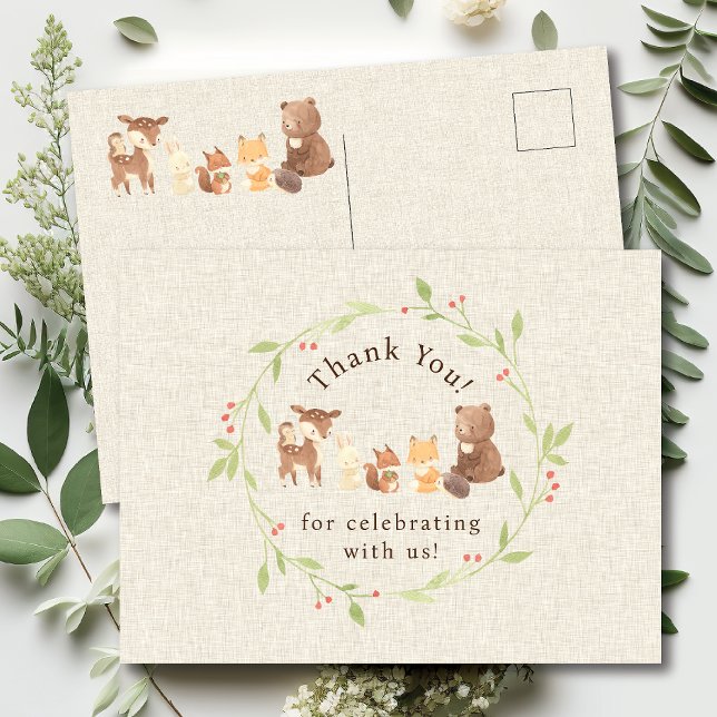 Cartão Postal Floresta Encantada Obrigado (Criador carregado)