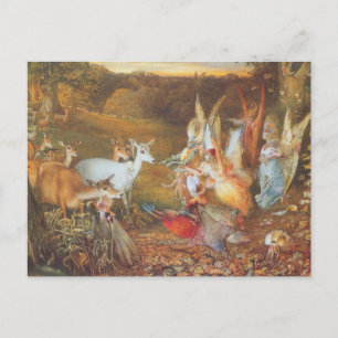 Cartão Postal Floresta Encantada pelo artista John Anster Fitzge