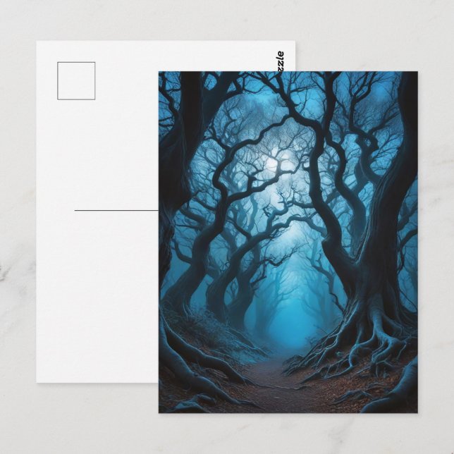 Cartão Postal Floresta Moody Árvores Negradas (Frente/Verso)