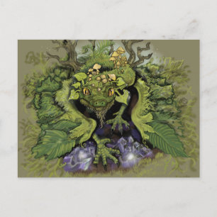 Cartão Postal Floresta Moss - Dragão Mágico