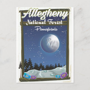 Cartão Postal Floresta Nacional Allegheny Pensilvânia