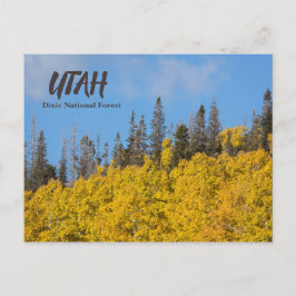 Cartão Postal Floresta Nacional de Utah Dixie
