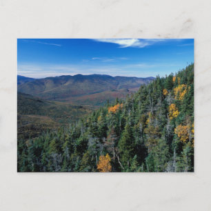 Cartão Postal Floresta Nacional de White Mountain, NH. A vista d