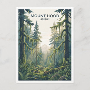 Cartão Postal Floresta Nacional Mount Hood Acampamento do Govern