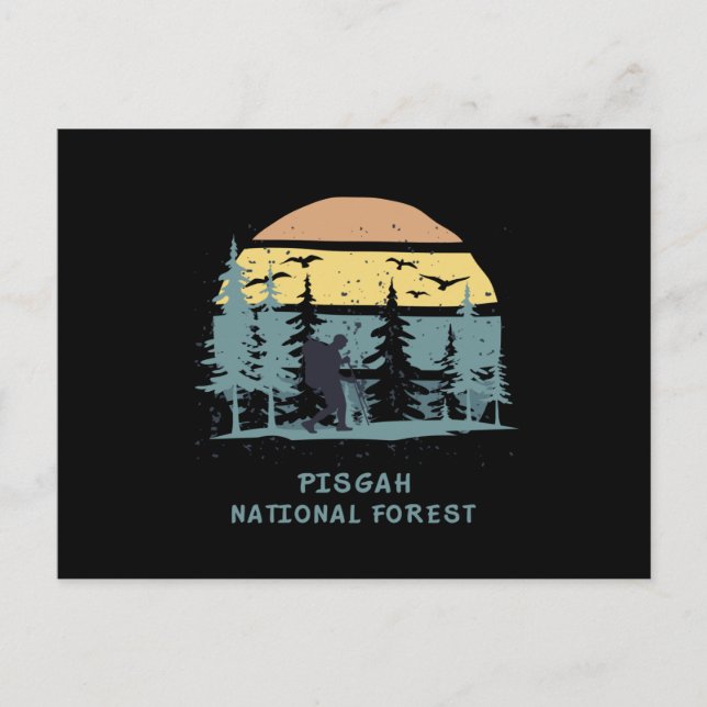 Cartão Postal Floresta Nacional Pisgah (Frente)
