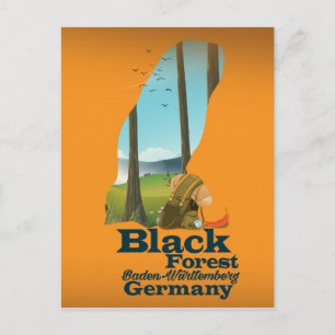 Cartão Postal Floresta Negra - Baden-Württemberg - Alemanha