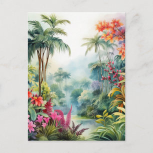 Cartão Postal Floresta Tropical