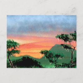 Cartão Postal Floresta Tropical Radiante