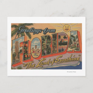 Cartão Postal Flórida - A Terra do Sol