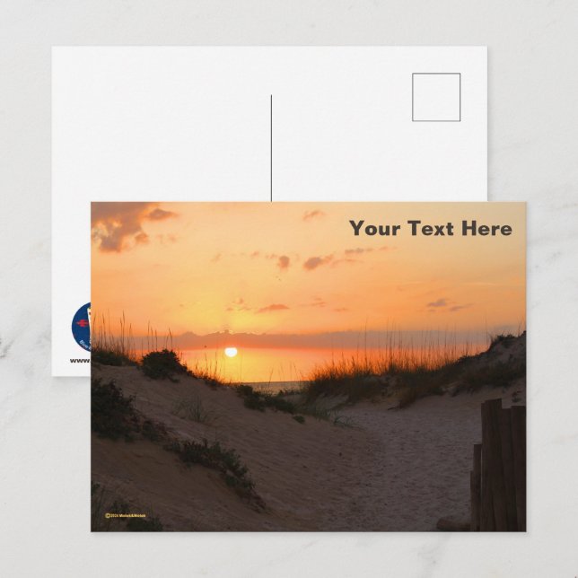 Cartão Postal Florida Beach Sunset (Frente/Verso)