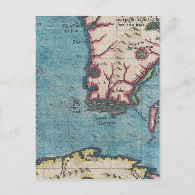 Cartão Postal Florida e Cuba (Frente)