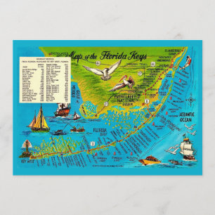 Cartão postal Florida Keys 5x7