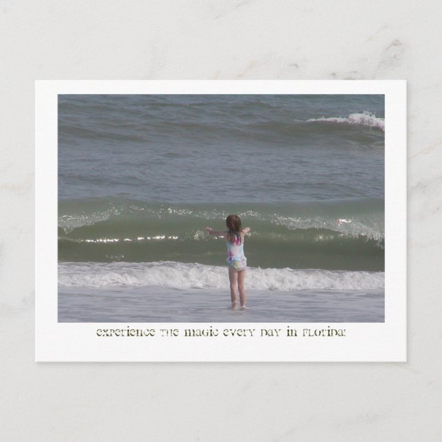 Cartão Postal Flórida mágica. (Frente)