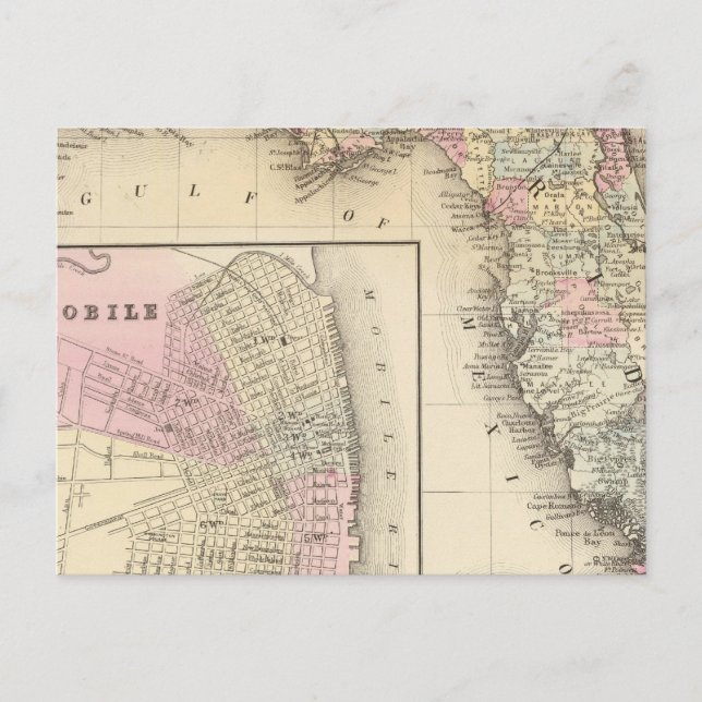 Cartão Postal Flórida, móvel (Frente)