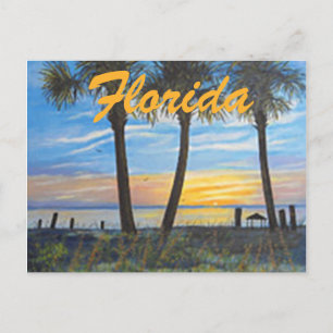 CARTÃO POSTAL "FLORIDA PALMS SPRING BREAK POSTCARTÃO"